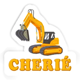 Sticker Cherié Excavator Image