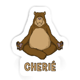 Cherié Sticker Yoga Bear Image