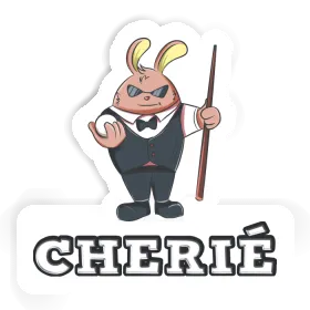 Cherie Sticker Billiards Player Image