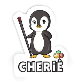 Sticker Billiards Player Cherie Image