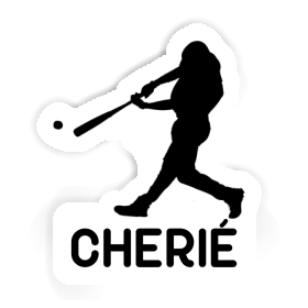 Sticker Baseball Player Cherié Image