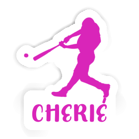 Sticker Baseball Player Cherié Image