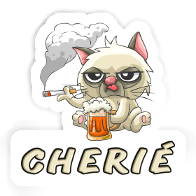 Sticker Cherie Bad Cat Image