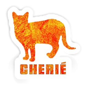 Cat Sticker Cherié Image