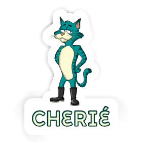 Cat Sticker Cherié Image