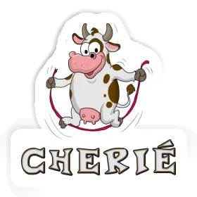 Fitness Cow Sticker Cherié Image