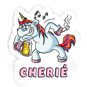 Party Unicorn Sticker Cherie Image