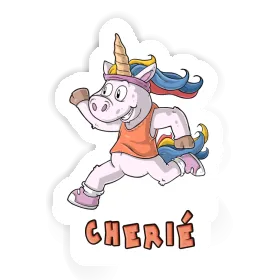 Jogger Sticker Cherie Image