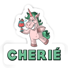 Sticker Cherie Party Unicorn Image