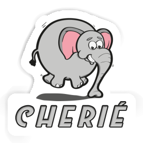 Sticker Cherié Jumping Elephant Image