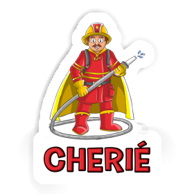 Sticker Firefighter Cherie Image