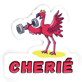 Weight Lifter Sticker Cherié Image