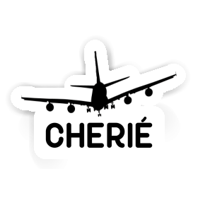 Sticker Airplane Cherie Image