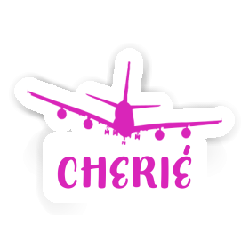 Cherie Sticker Airplane Image