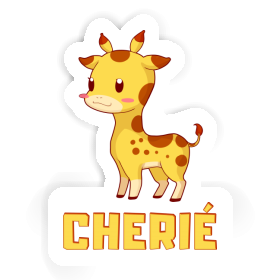 Sticker Cherie Giraffe Image