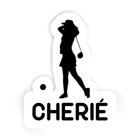 Sticker Golfer Cherie Image