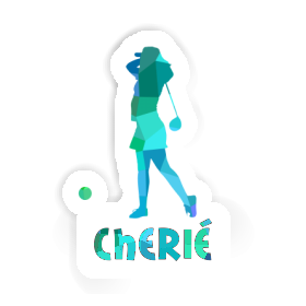 Sticker Golfer Cherie Image