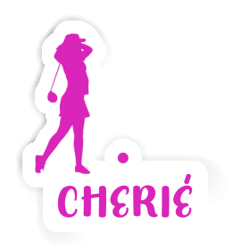 Sticker Cherie Golfer Image