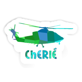 Helicopter Sticker Cherie Image