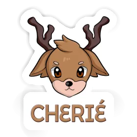 Deerhead Sticker Cherié Image