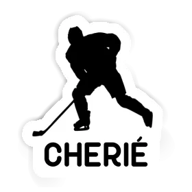 Cherie Sticker Hockey Player Image