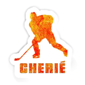 Sticker Cherie Hockey Player Image