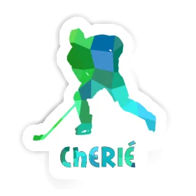 Sticker Hockey Player Cherie Image