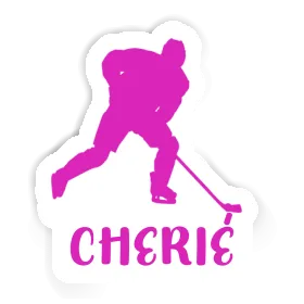 Cherie Sticker Hockey Player Image