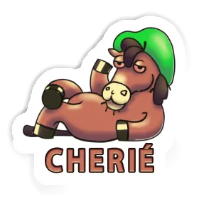 Lying horse Sticker Cherié Image