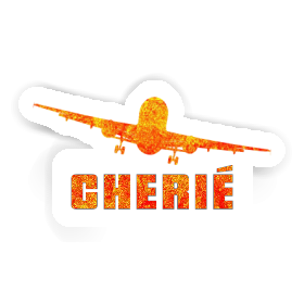 Sticker Airplane Cherie Image