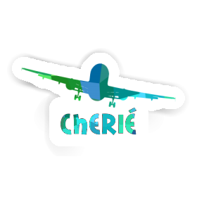 Cherie Sticker Airplane Image