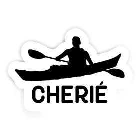 Kayaker Sticker Cherie Image