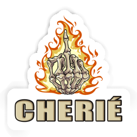 Cherié Sticker Middlefinger Image