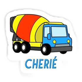 Sticker Cherie Mixer Truck Image