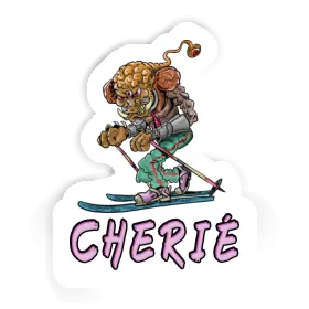 Skier Sticker Cherié Image