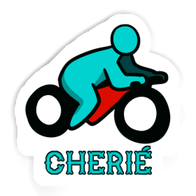 Sticker Motorbike Driver Cherié Image