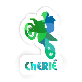 Cherié Sticker Motocross Rider Image