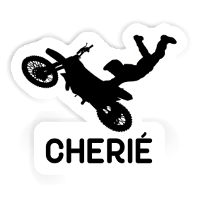 Cherié Sticker Motocross Rider Image