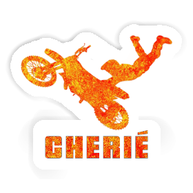 Sticker Cherié Motocross Rider Image