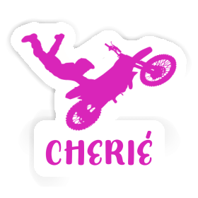 Cherié Sticker Motocross Rider Image