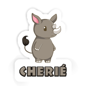 Cherié Sticker Rhino Image