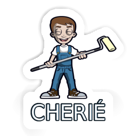 Sticker Cherie Painter Image