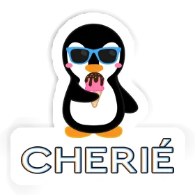 Cherié Sticker Ice Cream Penguin Image