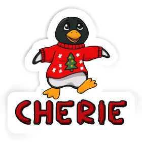 Sticker Cherié Christmas Penguin Image