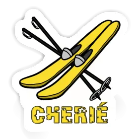 Sticker Ski Cherie Image