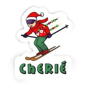 Cherie Sticker Skier Image