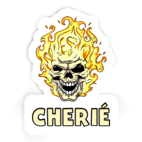 Sticker Skull Cherié Image