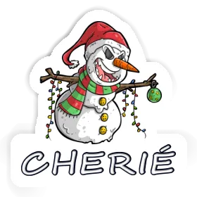 Sticker Snowman Cherié Image