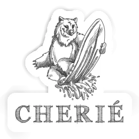 Sticker Surfer Cherié Image