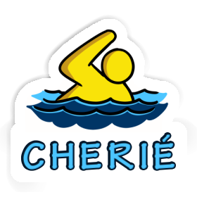 Sticker Cherie Swimmer Image